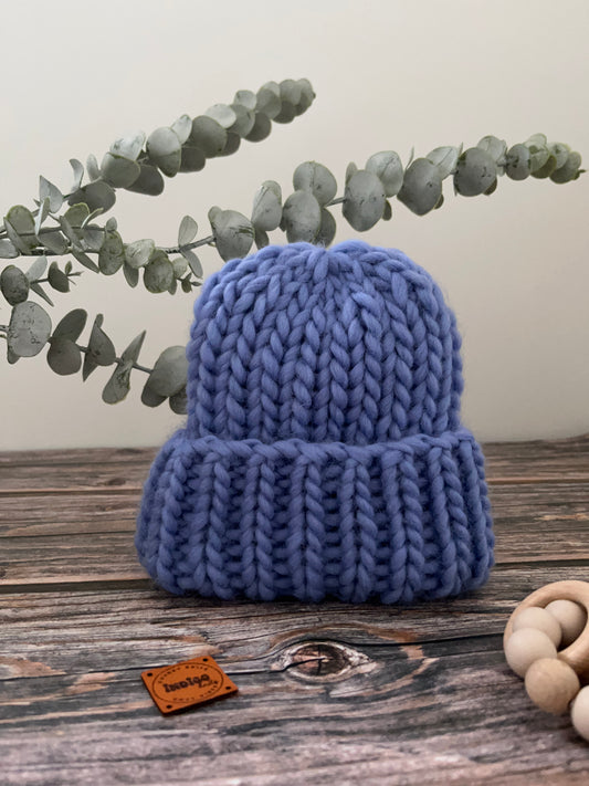 Indigo Beanie Dusty Blue