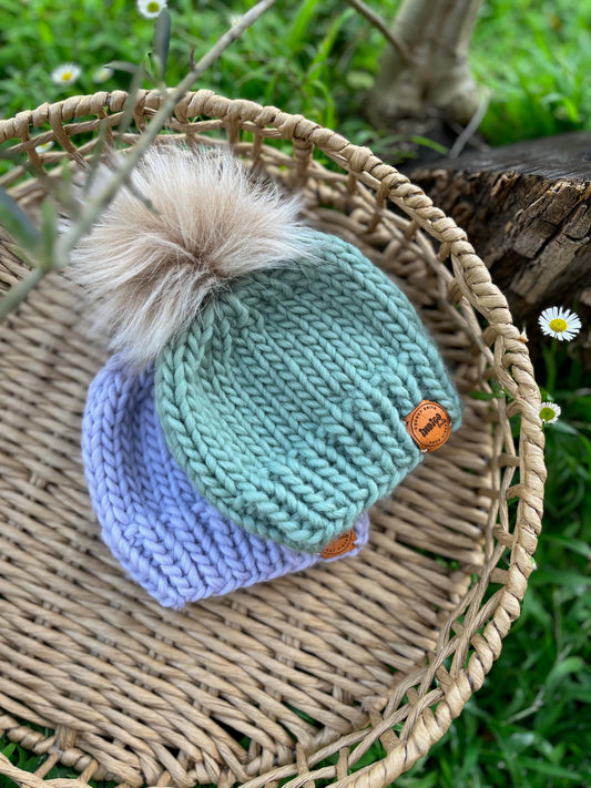 Remy Beanie ~ Eucalyptus